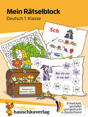 cover image of Mein Rätselblock Deutsch 1. Klasse
